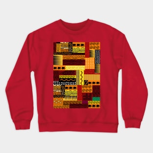 African Pattern Crewneck Sweatshirt